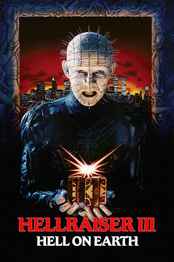 Leffajuliste elokuvalle Hellraiser III: Hell on Earth