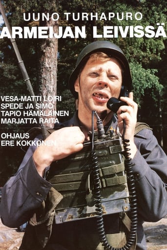 Leffajuliste elokuvalle Uuno Turhapuro armeijan leivissä